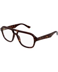 Gucci - Gg2183O 002 Optical Frames Acetate Transparent Round - Lyst