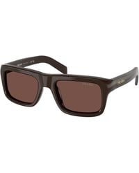 Prada - Pr D11S 27I90W Sunglasses Acetate Squared Normal - Lyst