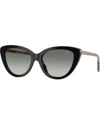 Burberry - Be4457 416111 Sunglasses Acetate Cat Eye Normal Shaded - Lyst