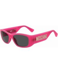 Moschino - Mos145/S Mu1/Ir Sunglasses Injected Squared Normal - Lyst