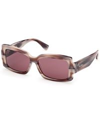 Max Mara - Mm0140 Lee-3 65Y Sunglasses Acetate Squared Normal - Lyst