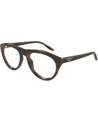 Balenciaga - Bb0533O 002 Montature Da Vista Acetato Trasparente Pilot - Lyst