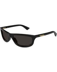 Bottega Veneta - Bv1327S 001 Sunglasses Acetate Squared - Lyst
