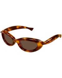 Bottega Veneta - Bv1484S 002 Sunglasses Bio-Injected Cat Eye - Lyst