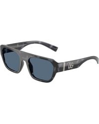 Dolce & Gabbana - Dg6206 344380 Sunglasses Injected Squared Normal - Lyst