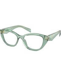 Prada - Pr 21Zv 11R1O1 Optical Frames Acetate Geometric Normal - Lyst