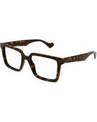 Gucci - Gg1540O 006 Optical Frames Injected Transparent Squared - Lyst