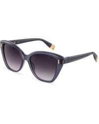 Furla - Sfub11 06A5 Sunglasses Acetate Smoke Squared Normal Nuanced - Lyst