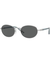 Persol - Po1018S Ida 518/B1 Sunglasses Metal Round Normal - Lyst