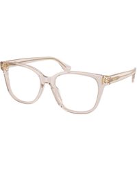 Ralph Lauren - Ra7196U 6117 Optical Frames Acetate Transparent Squared Normal - Lyst