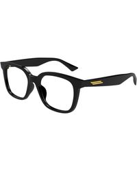 Bottega Veneta - Bv1334Oa 001 Optical Frames Acetate Transparent Squared - Lyst
