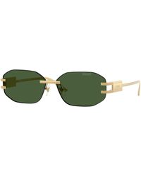 Versace - Ve2274 100271 Sunglasses Metal Geometric Normal - Lyst