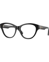 Burberry - Be2458 3001 Optical Frames Acetate Transparent Cat Eye Normal - Lyst