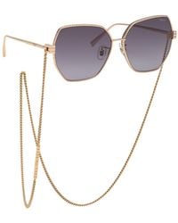 Chopard - Ikchl28 300 Sunglasses Metal Smoke Geometric Anti-Glare Nuanced - Lyst