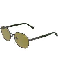 Calvin Klein - Ck25110S 070 Sunglasses Metal Squared Normal - Lyst