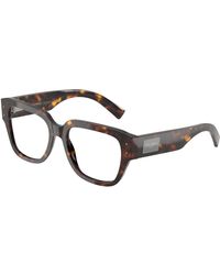 Dolce & Gabbana - Dg3405 502 Optical Frames Acetate Squared Normal - Lyst
