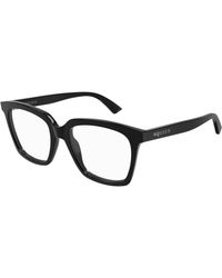 McQueen - Am0513O 001 Optical Frames Acetate Transparent Cat Eye - Lyst