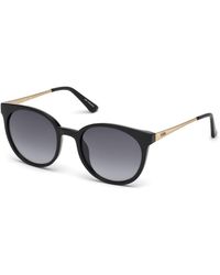 Guess - Gu7503 01A Sunglasses Injected Round Normal - Lyst
