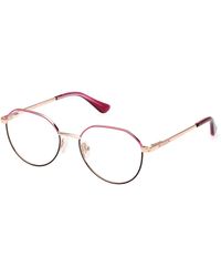 Guess - Gu9232 005 Optical Frames Metal Round Normal - Lyst