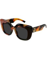 Gucci - Gg2030S 002 Sunglasses Acetate Squared - Lyst
