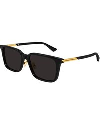 Bottega Veneta - Bv1374Sk 005 Sunglasses Acetate Squared - Lyst