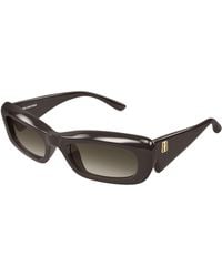 Balenciaga - Bb0504S 003 Sunglasses Acetate Squared Nuanced - Lyst