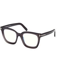 Tom Ford - Ft5880-B 020 Optical Frames Acetate Squared Normal - Lyst