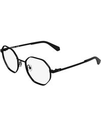 Calvin Klein - Ckj25211 001 Optical Frames Metal Squared Normal - Lyst