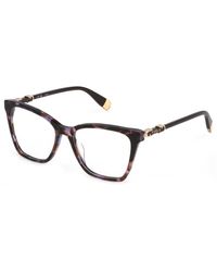 Furla - Vfu833 0Z41 Optical Frames Acetate Squared - Lyst