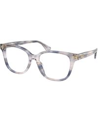 Ralph Lauren - Ra7196U 6343 Optical Frames Acetate Transparent Squared Normal - Lyst