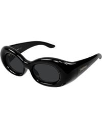 Saint Laurent - Sl 968 001 Sunglasses Bio-Injected Round - Lyst