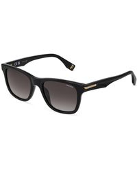 Police - Splu68 Nerve 2 700Y Sunglasses Acetate Smoke Squared Normal Nuanced - Lyst