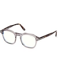 Tom Ford - Ft5836-B 020 Optical Frames Acetate Geometric Normal - Lyst