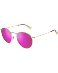 Maui Jim - Mj0667S 004 Occhiali Da Sole Metallo Viola Rotonda - Lyst