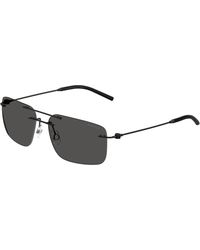 Moncler - Me4003 Doppler 100187 Sunglasses Steel Squared Normal - Lyst