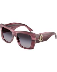 Jimmy Choo - Jc5036B 50648G Sunglasses Acetate Squared Normal Shaded - Lyst
