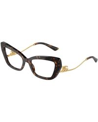 Dolce & Gabbana - Dg3391B 502 Optical Frames Acetate Transparent Cat Eye Normal - Lyst