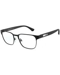 Emporio Armani - Ea1103 3001 Optical Frames Metal Squared - Lyst