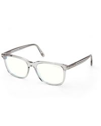 Tom Ford - Ft6080-B 020 Optical Frames Acetate Squared Normal - Lyst