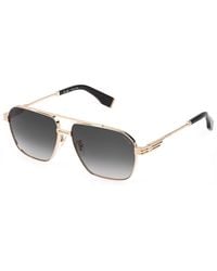 Police - Splq91 Mercury 1 300 Sunglasses Metal Smoke Squared Normal Nuanced - Lyst