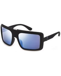 Police - Splf62 Beyond 1 U28B Sunglasses Injected Squared Mirrored - Lyst