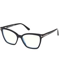 Tom Ford - Ft5641-B 005 Optical Frames Acetate Butterfly Normal - Lyst