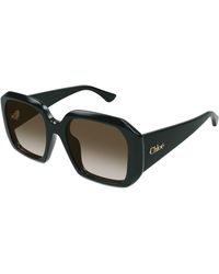 Chloé - Ch0300S 003 Sunglasses Acetate Squared - Lyst