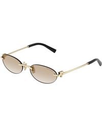 Tiffany & Co. - Tf3119D 623911 Sunglasses Metal Round Normal Nuanced - Lyst