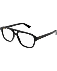 Bottega Veneta - Bv1294O 001 Optical Frames Acetate Transparent Pilot - Lyst