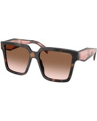 Prada - Pr 24Zs 23A0A6 Sunglasses Acetate Squared Normal Shaded - Lyst
