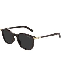 Montblanc - Mb0460S 003 Sunglasses Injected Squared - Lyst