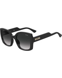 Moschino - Mos124/S 807/9O Sunglasses Acetate Squared Shaded - Lyst