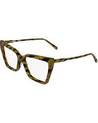 KARL LAGERFELD - Kl6216 212 Optical Frames Acetate Squared Normal - Lyst