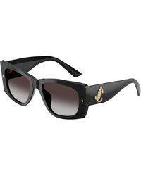Jimmy Choo - Jc5061U 50008G Sunglasses Acetate Butterfly Normal Nuanced - Lyst